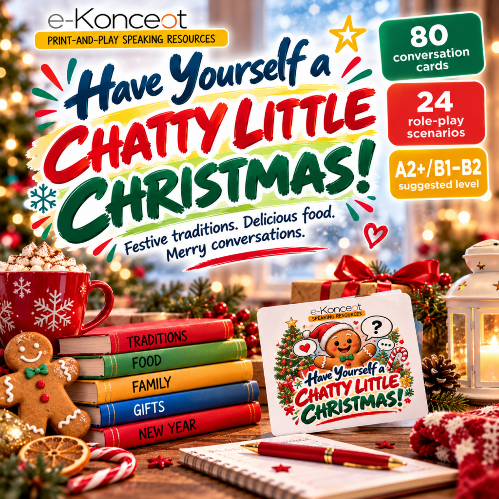 A CHATTY LITTLE CHRISTMAS! Karty Konwersacyjne