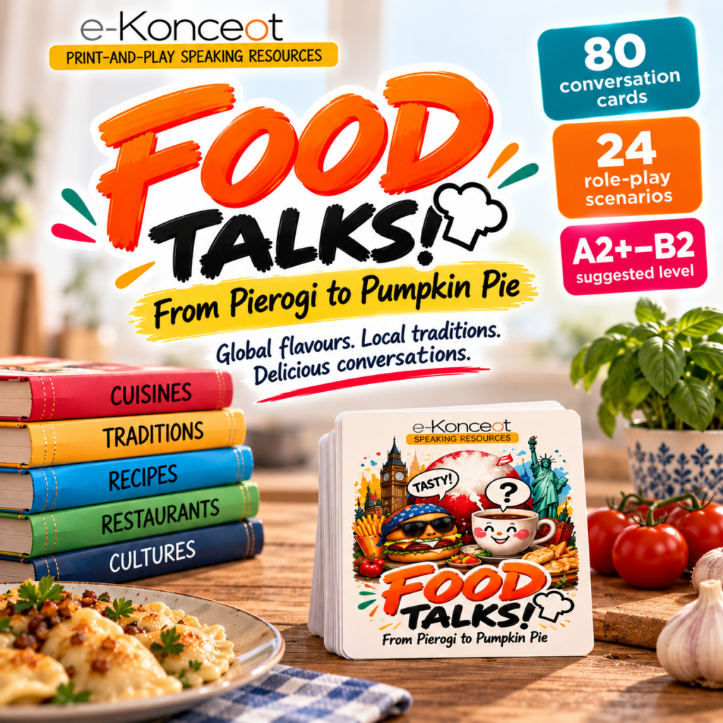 FOOD TALKS! From Pierogi to... Karty konwersacyjne