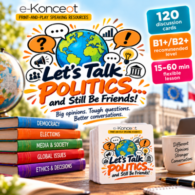 LET’S TALK POLITICS… Karty konwersacyjne