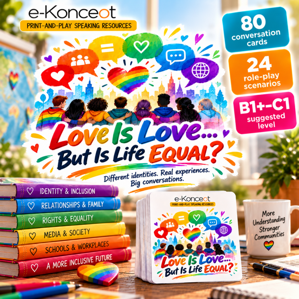 LOVE IS LOVE… BUT IS LIFE EQUAL? Karty konwersacyjne