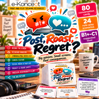 POST, ROAST, REGRET? Karty konwersacyjne