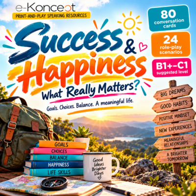SUCCESS, HAPPINESS & EVERYTHING IN BETWEEN! Karty konwersacyjne