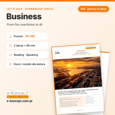 Let’s Talk: Business – scenariusz lekcji