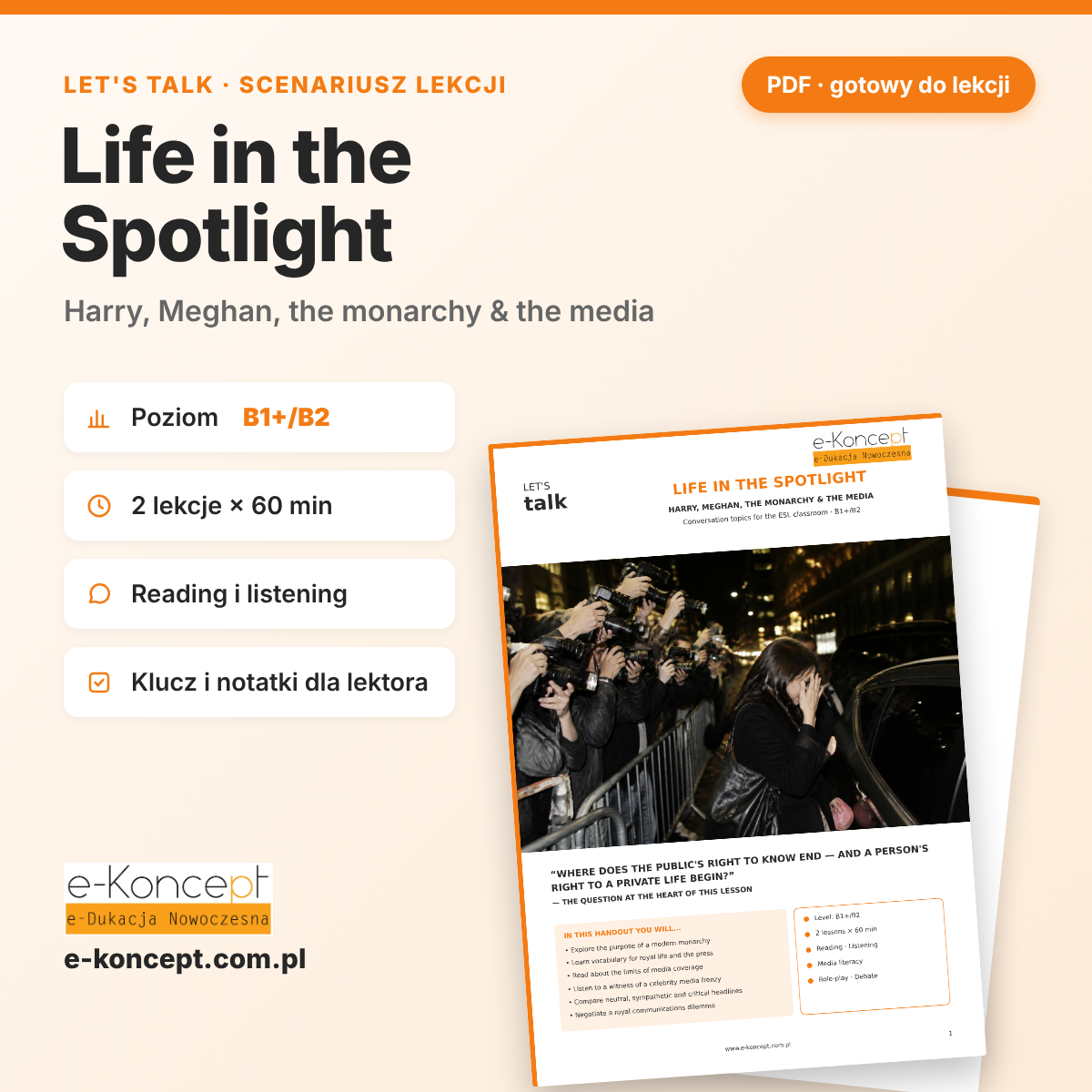 Let's Talk: Life in the Spotlight – Harry, Meghan & the Media