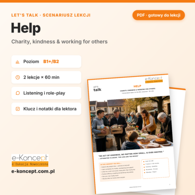 Let's Talk: Help – scenariusz lekcji